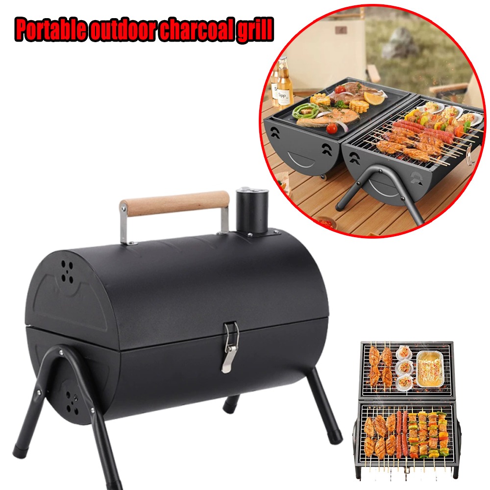 Charcoal Chimney Starter - 屋外ストーブスタンドステンレス鋼軽量コンパクトポータブル折りたたみ式ブラケットキャンプバーベキューピクニック屋外夏の料理用