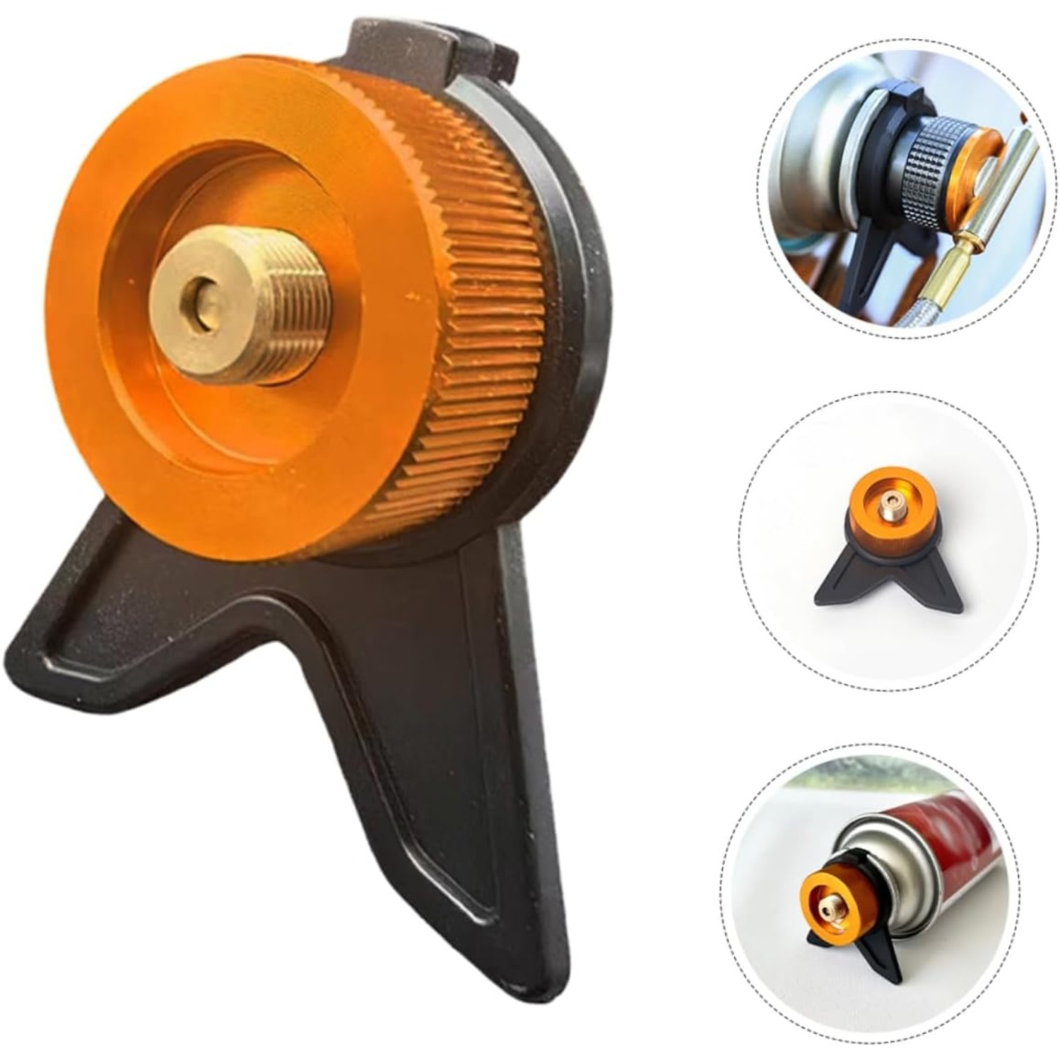 Camping Cooking Appliances - プロパンタンク部品 ガスタンクアダプター キャンプ用品 小型プロパンコンバーター ガス補充ツール ストーブ用