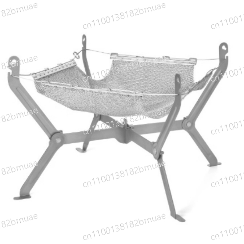 Camp Grill Portable Folding - ハイキング、ピクニック、料理、折りたたみ式BBQバーベキューグリルメッシュ、ポータブル屋外キャンプファイヤーピット、薪ストーブバーナー用