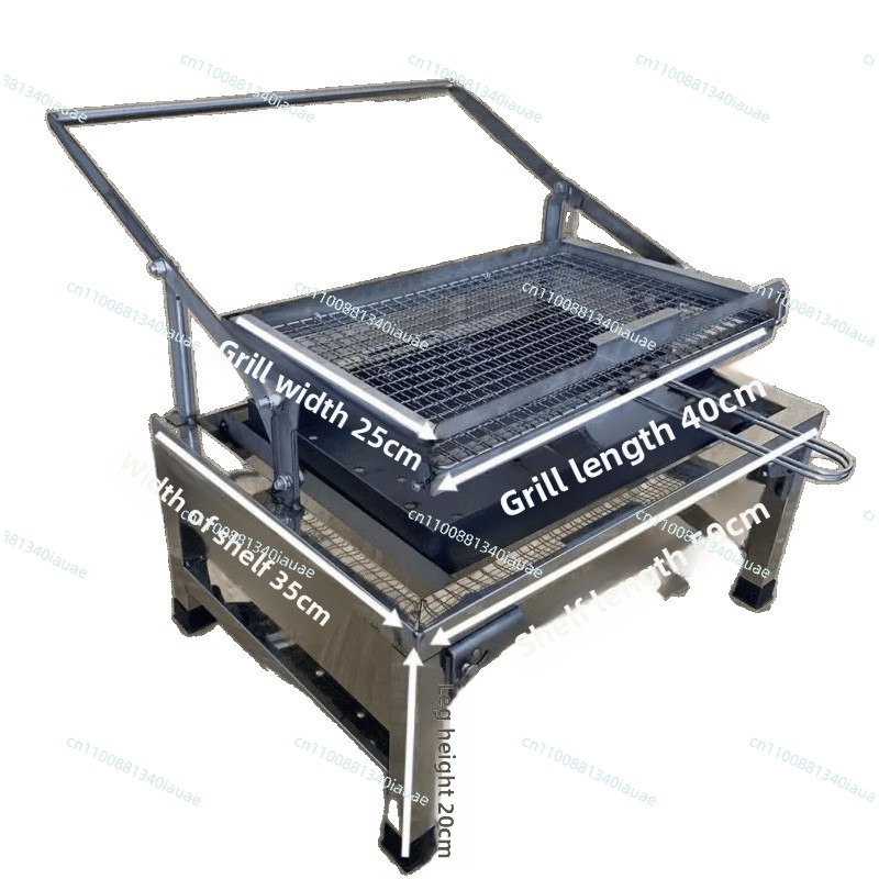 Camp Grill Portable Folding - 家庭用ポータブルフリップグリル折りたたみ式キャンプ用新型ステンレス鋼グリル魚焼き回転式