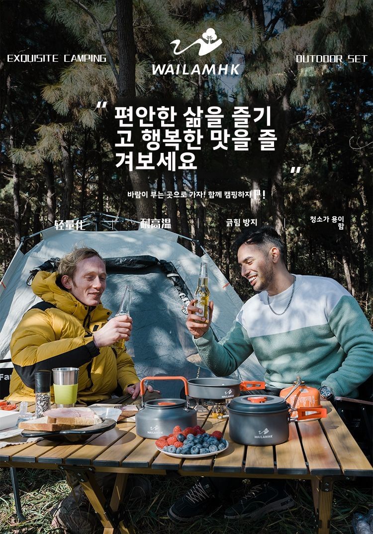 アウトドアキャンプ調理器具セット ポータブル軽量 ネスティン - Camping Cooking Set Compact のレビューと価格