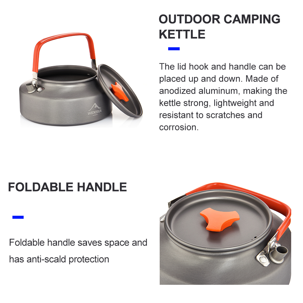 Widesea 1.1L 2L1.5L キャンプウォーターケ - Camping Cooking Full Set のレビューと価格