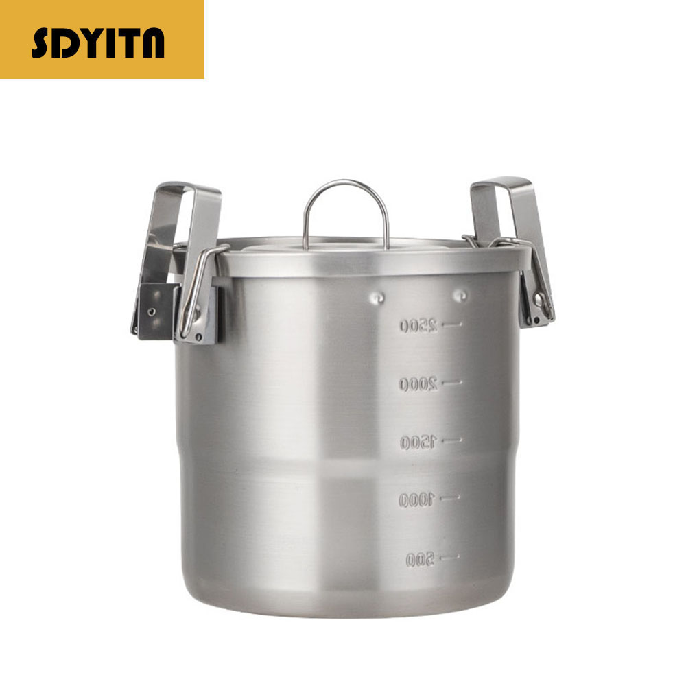 屋外用フルセット304ステンレス鋼キャンプ調理器具ポータブル - Camping Cooking Box Set のレビューと価格
