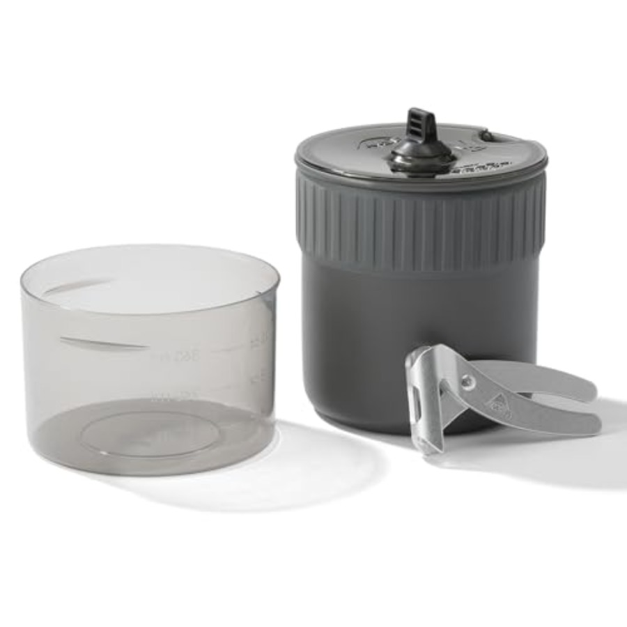 トレイルミニソロキャンプクックセット：軽量アルミニウム製、黒 - Camping Cooking Set Compact のレビューと価格