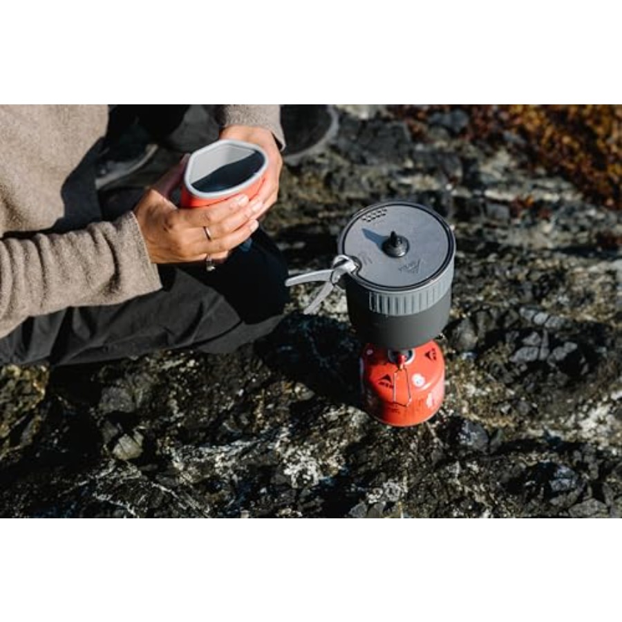 トレイルミニソロキャンプクックセット：軽量アルミニウム製、黒 - Camping Cooking Set Compact のレビューと価格