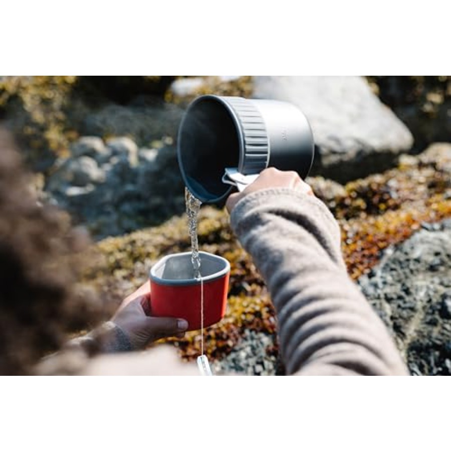 トレイルミニソロキャンプクックセット：軽量アルミニウム製、黒 - Camping Cooking Set Compact のレビューと価格