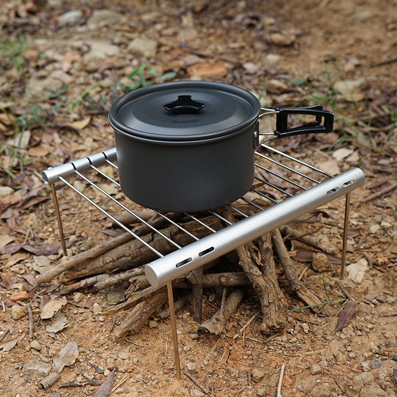 D5 ミニポケットバーベキューグリルポータブルステンレス鋼バ - Camp Grill Portable Folding のレビューと価格