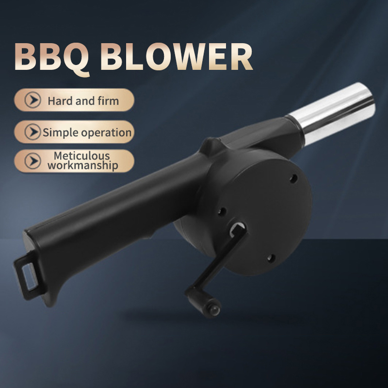 BBQファン送風機、速燃スターター、ポータブル手動クランク、 - Charcoal Chimney Starter のレビューと価格