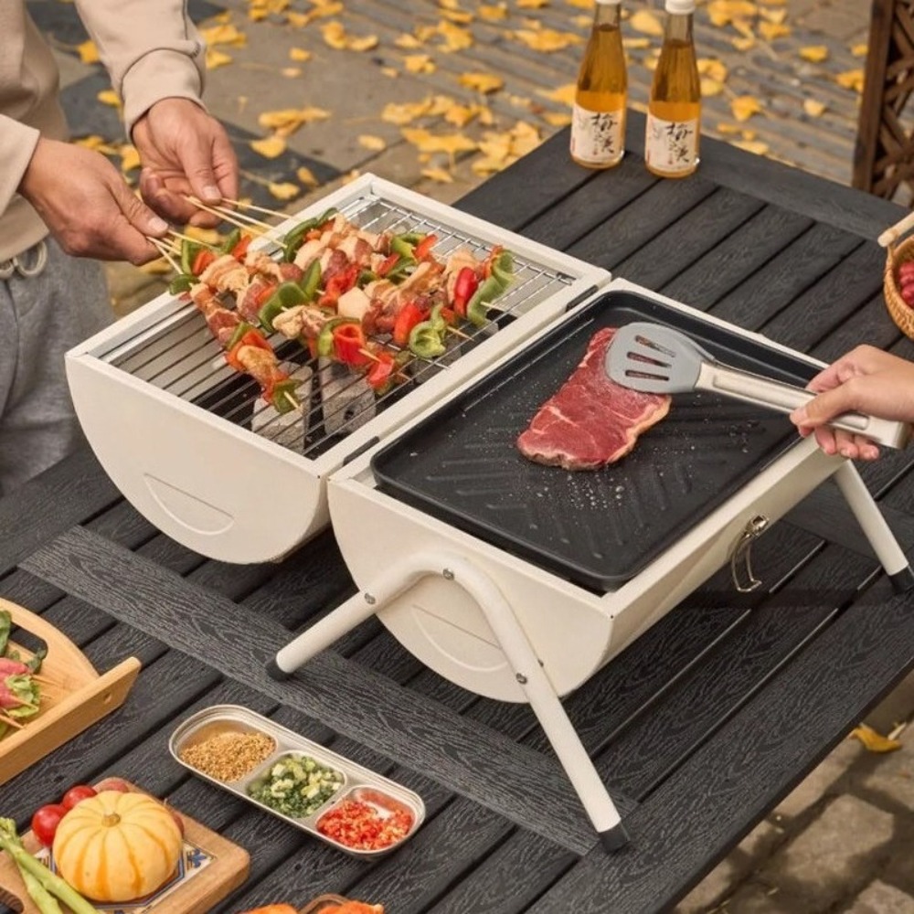 屋外ストーブスタンドステンレス鋼軽量コンパクトポータブル折り - Charcoal Chimney Starter のレビューと価格