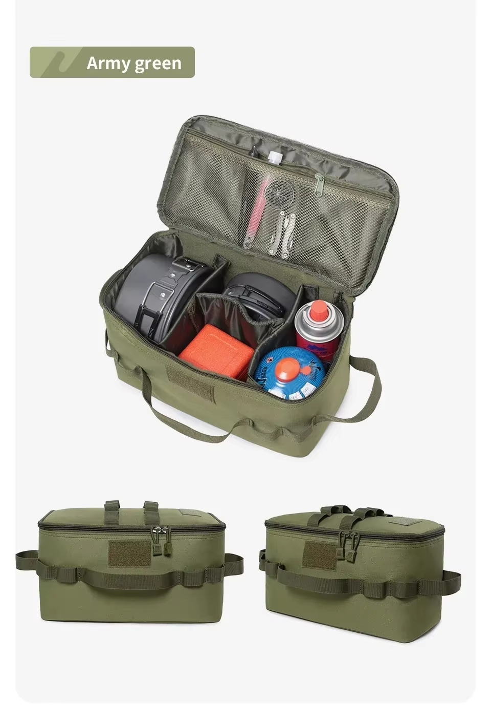 大容量アウトドアキャンプ収納バッグ - グラウンドネイルツー - Camping Cooking Full Set のレビューと価格