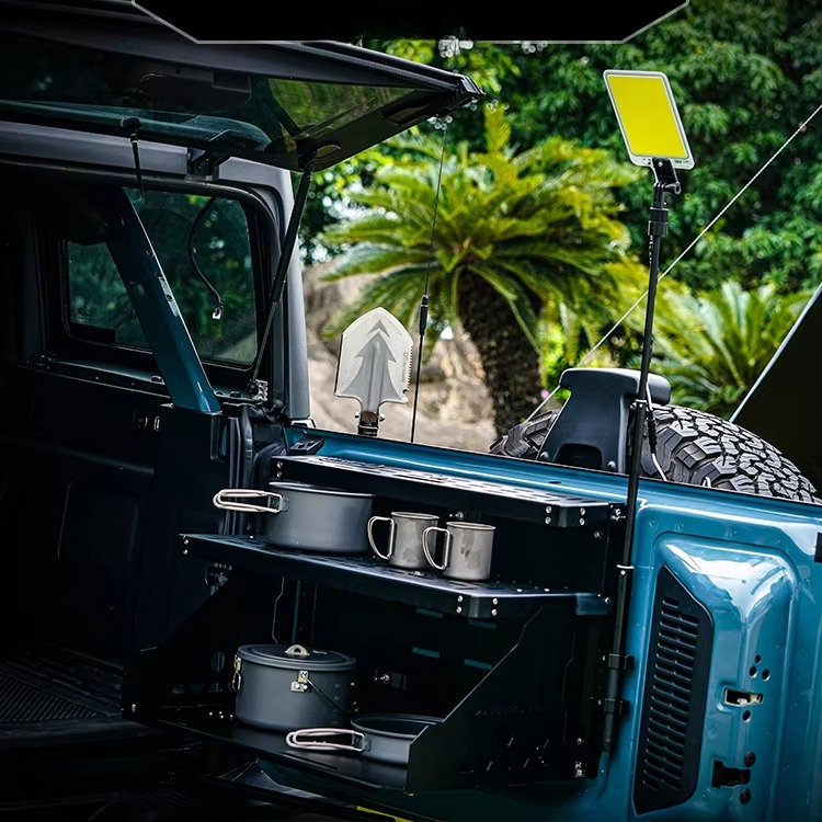 SUV、トラック、バン、キャンピングカー用テールゲート機能ワ - Van Camping Cooking のレビューと価格