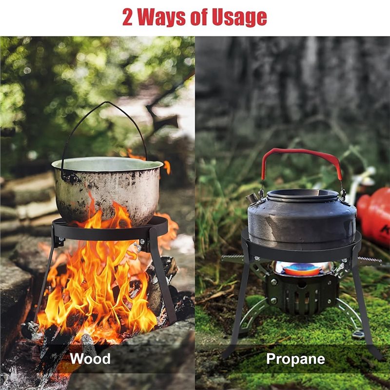A02F-ポータブル折りたたみ式BBQラック-屋外調理用頑丈 - Camping Cooking Over Fire のレビューと価格