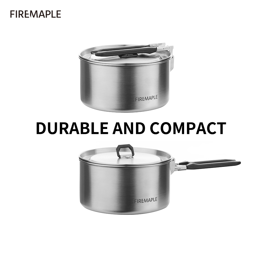ファイヤーマプルキャンプ調理器具ハイキングantartiステ - Camping Cooking Set Compact のレビューと価格