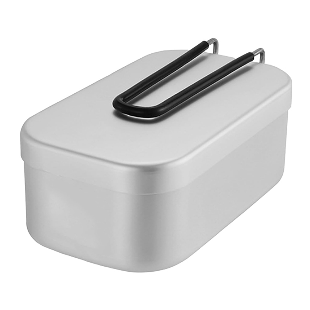 800 ミリリットルアルミ弁当箱屋外キャンプ調理器具食器折り - Camping Cooking Handle のレビューと価格