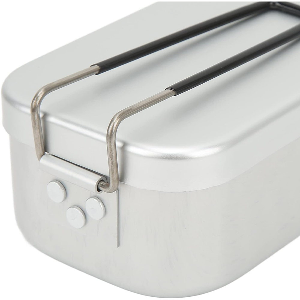 800 ミリリットルアルミ弁当箱屋外キャンプ調理器具食器折り - Camping Cooking Handle のレビューと価格