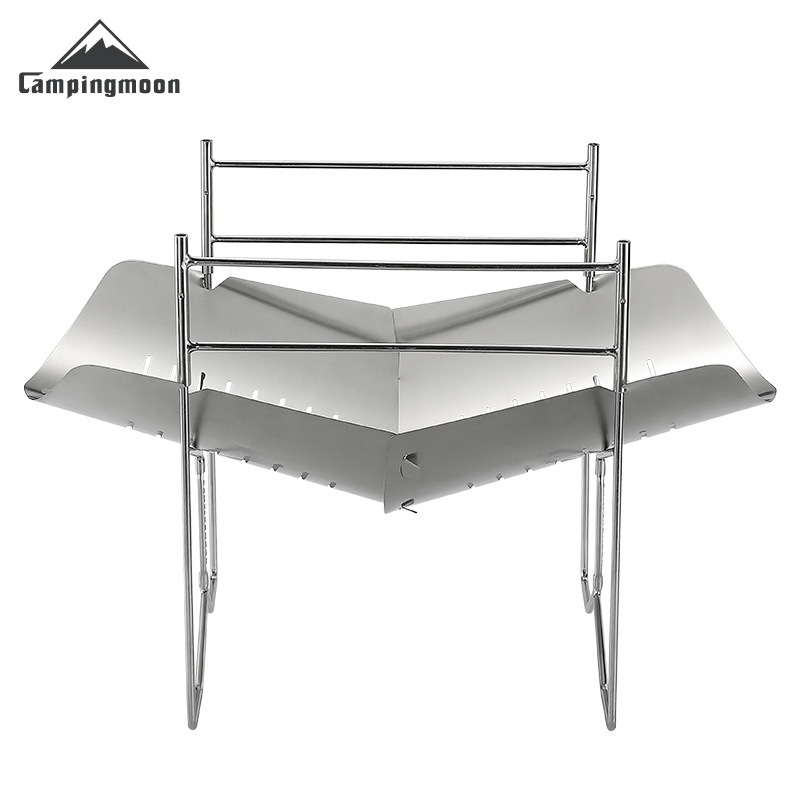 CAMPINGMOON SOLO-A4 アウトドアポータブル - Camp Grill Portable Folding のレビューと価格