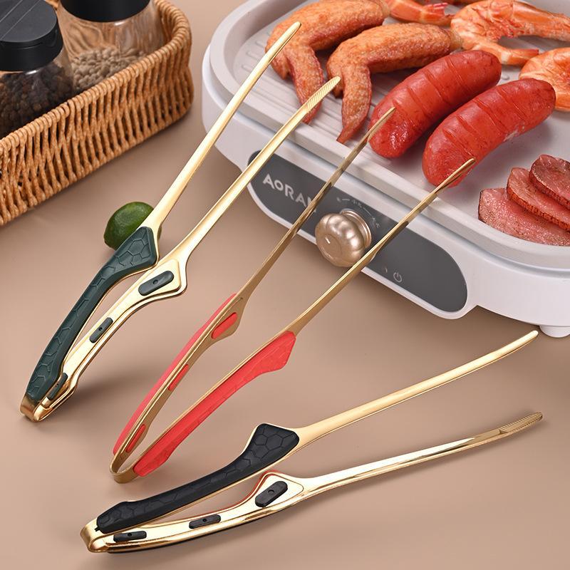 ステンレス製BBQトング、滑り止め、お手入れ簡単、再利用可能 - Camping Cooking Easy のレビューと価格