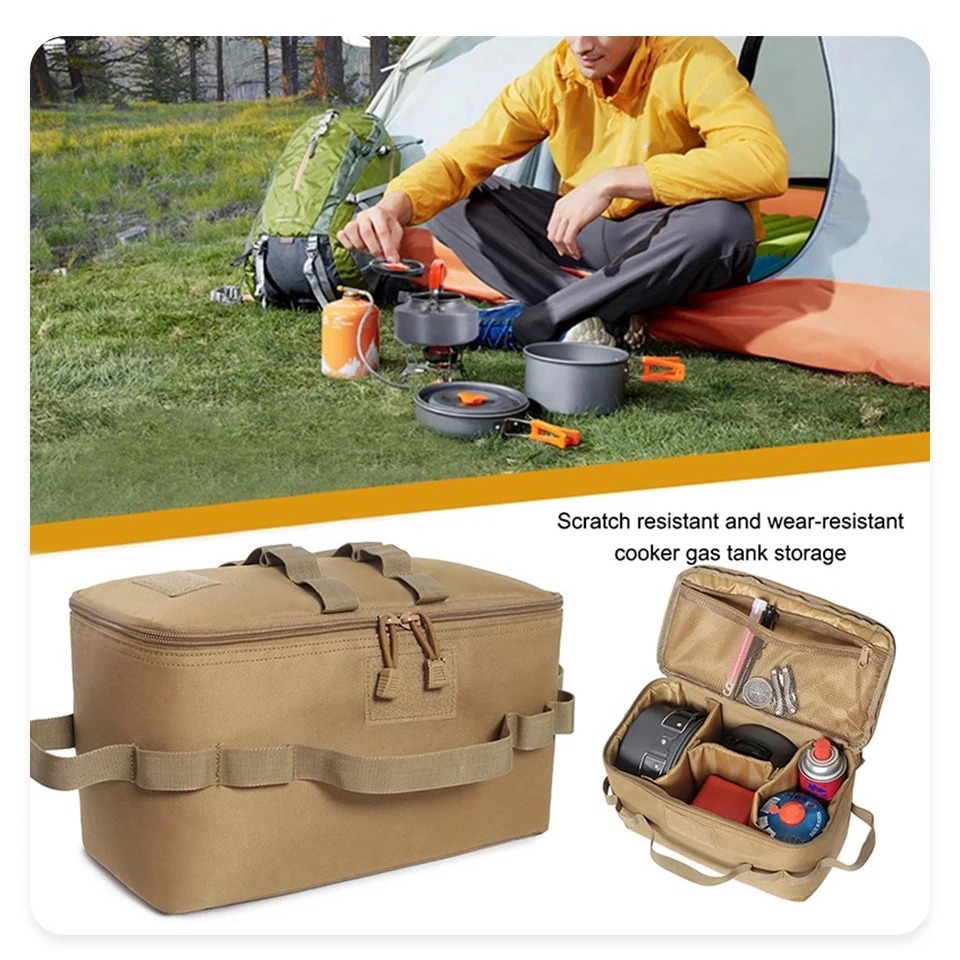 アウトドアキャンプ用ガスタンク収納バッグ 大容量 グランドネ - Camping Cooking Full Set のレビューと価格