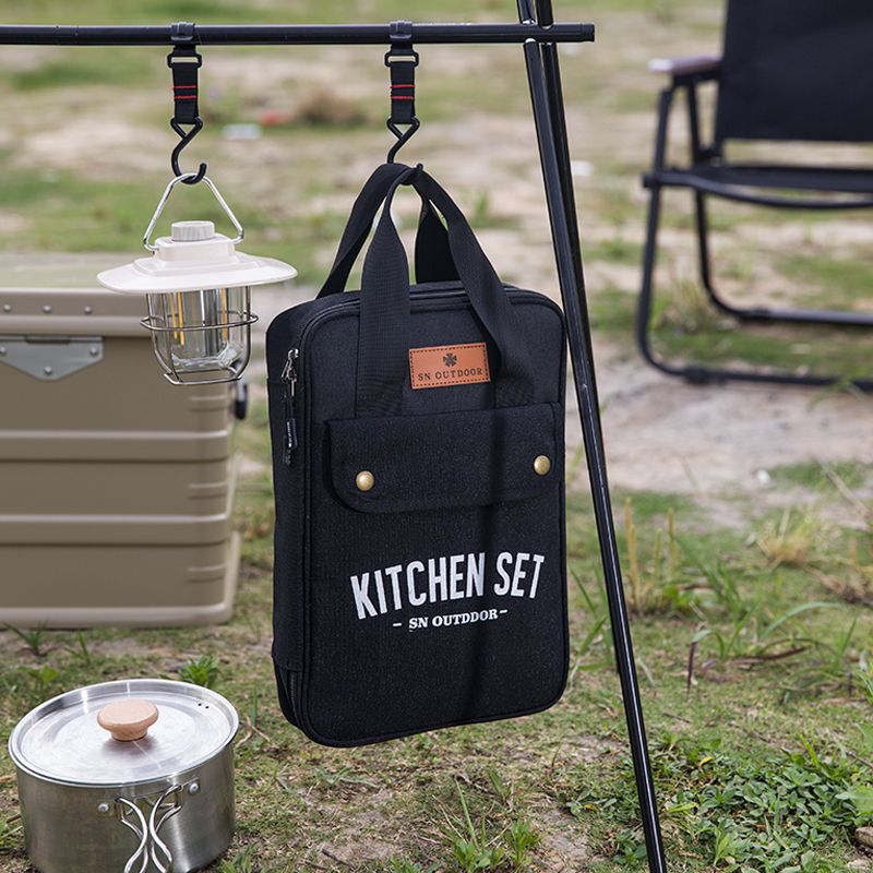 8点セット キャンプキッチン調理器具セット ポータブル屋外旅 - Camping Cooking Full Set のレビューと価格