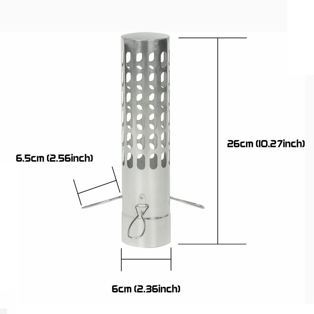 細身スパーク避雷器煙突雨キャップ2.36インチ/6センチメー - Charcoal Chimney Starter のレビューと価格