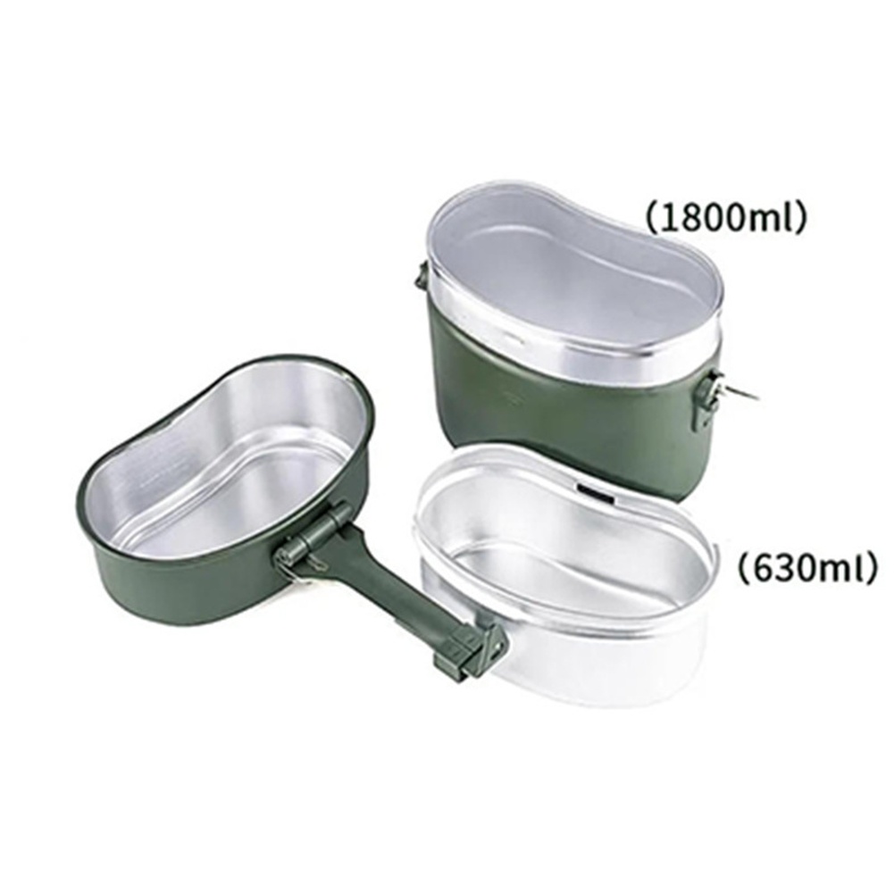 3個入りアルミランチボックスセット 630ML ポータブルコ - Camping Cooking Set Compact のレビューと価格
