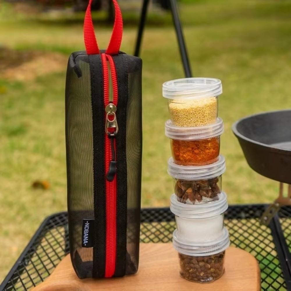 ポータブルキャンプ用スパイスキット 5本入り透明ボトル トラ - Spice Kit Compact のレビューと価格