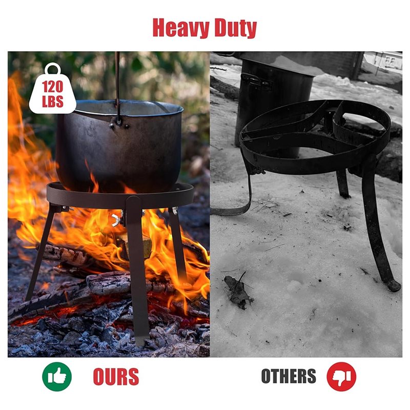 M11K-ポータブル折りたたみ式BBQラック-屋外調理用頑丈 - Camping Cooking Over Fire のレビューと価格