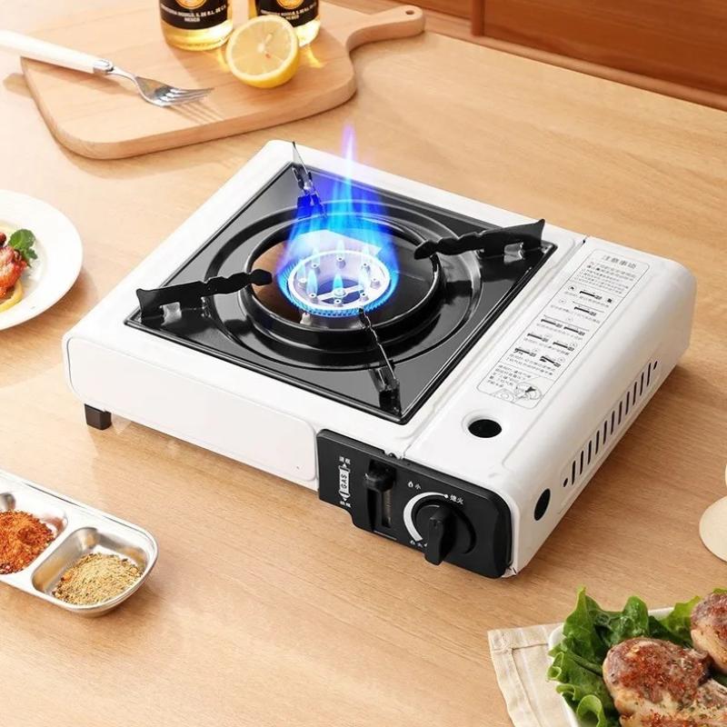 ポータブル屋外カセットストーブ、ブタンガスストーブ、ホットポ - Camping Cooking Set Compact のレビューと価格