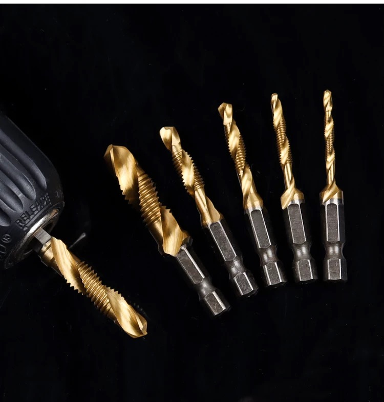 HSS ドリルとタップビットセット 6 個高速度鋼チタンメッ - Mess Kit Titanium のレビューと価格