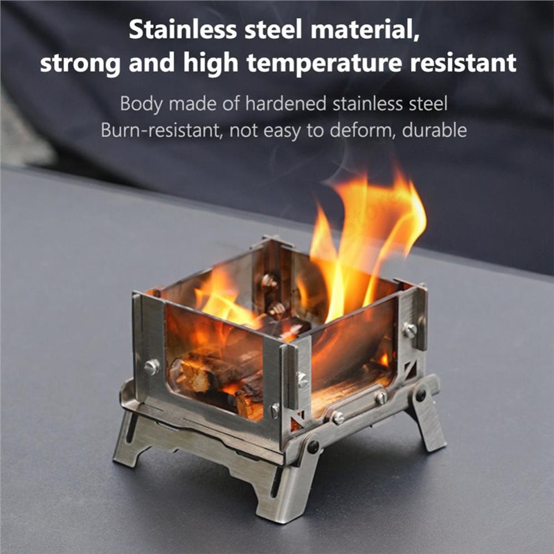 M10K屋外キャンプヒーターポータブルグリルスタンドミニステ - Camp Grill Portable Folding のレビューと価格
