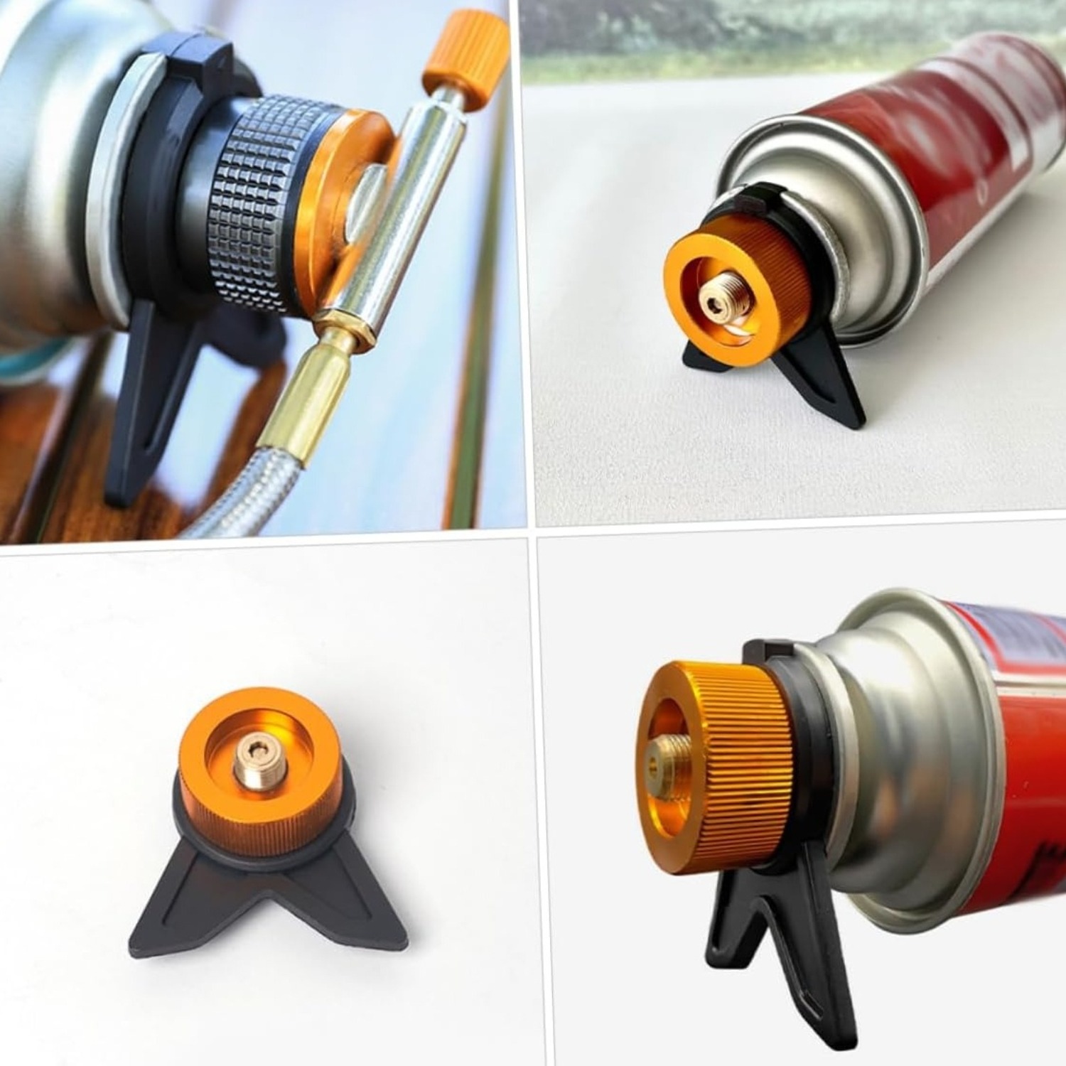 プロパンタンク部品 ガスタンクアダプター キャンプ用品 小型 - Camping Cooking Appliances のレビューと価格