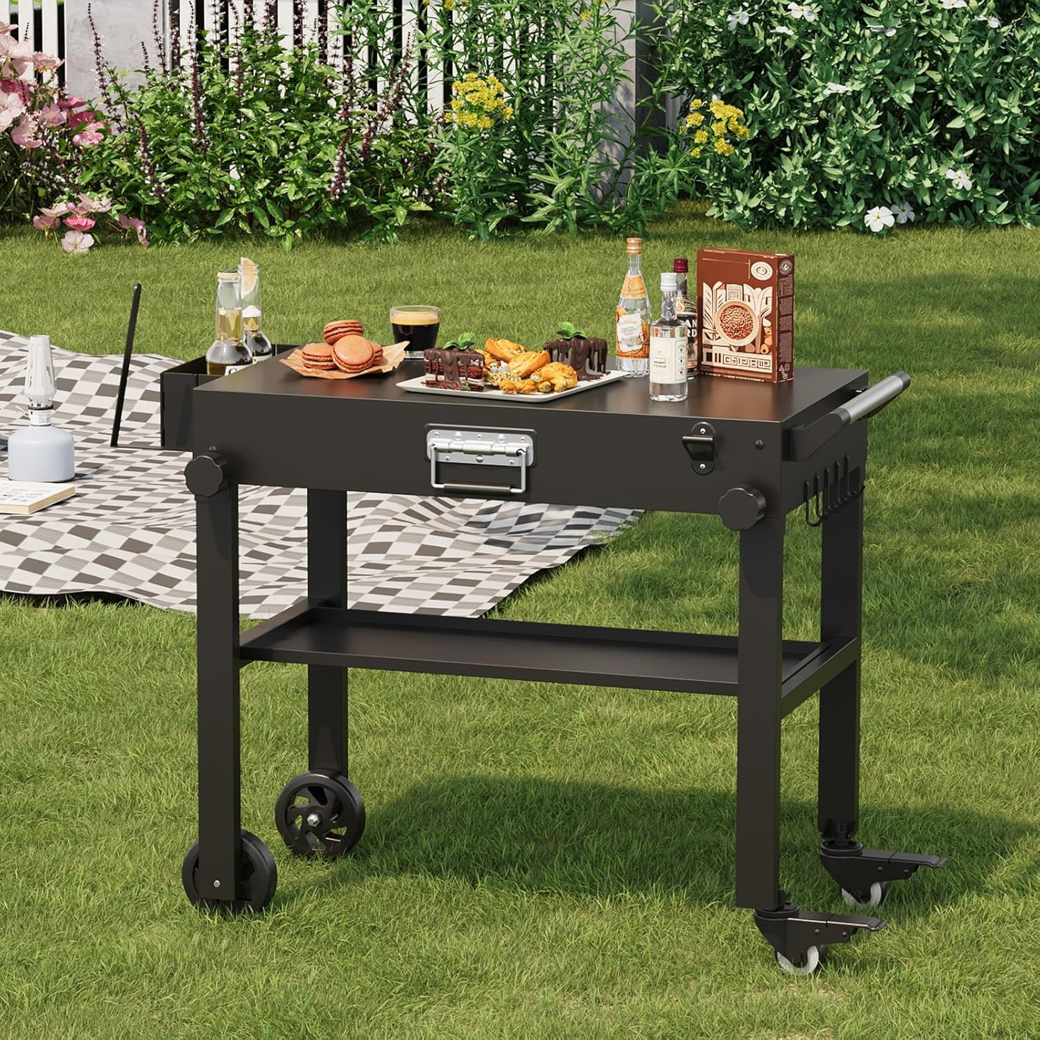 Tacleekii ポータブルグリルカート（ブラックストーン - Camp Grill Portable Folding のレビューと価格