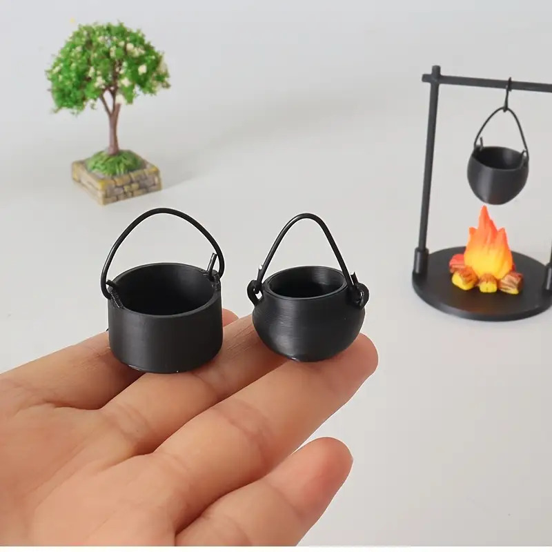 ミニ焚き火吊り下げストーブポットドールハウスキャンプピクニッ - Camping Cooking Appliances のレビューと価格