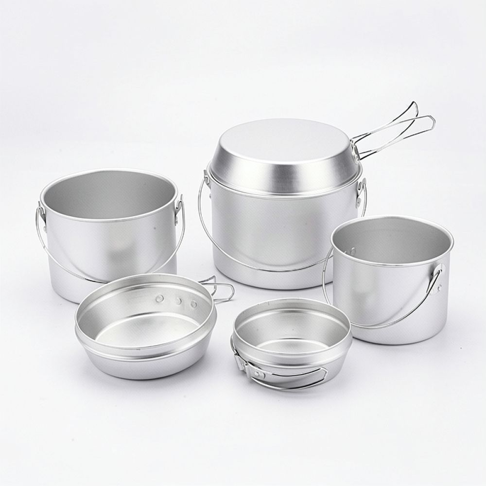 For For Starck キャンプ用アルミ製鍋セット。持 - Camping Cooking Set Compact のレビューと価格