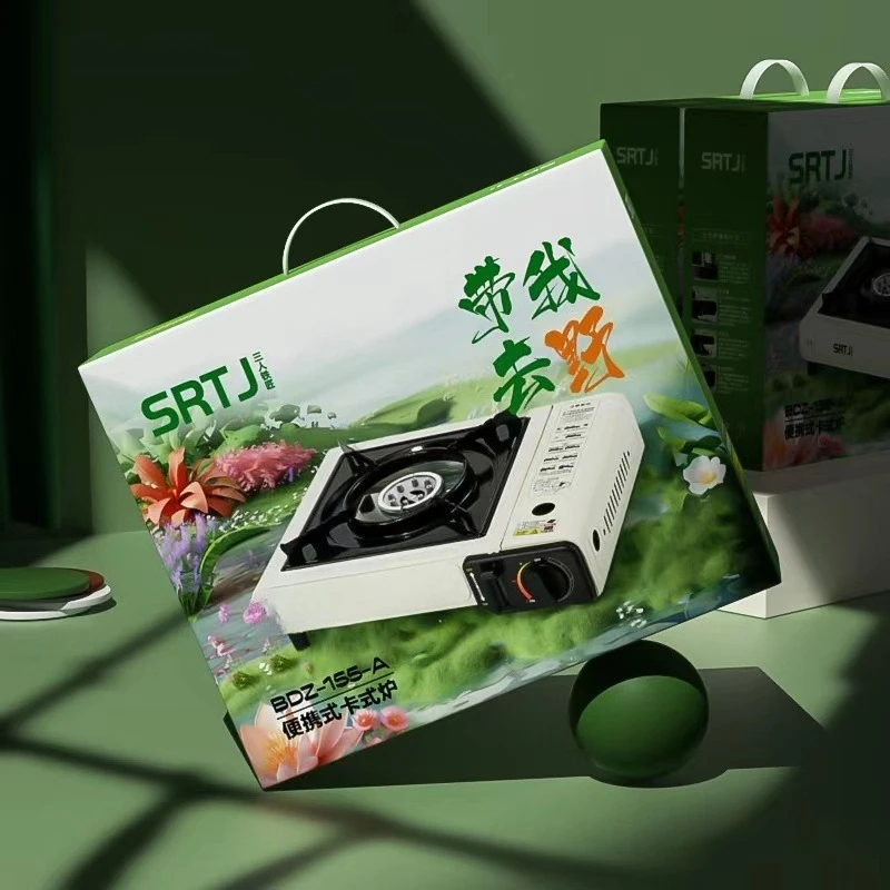 ポータブルガスストーブ コンパクト設計 ホットポット バーベ - Camping Cooking Set Compact のレビューと価格