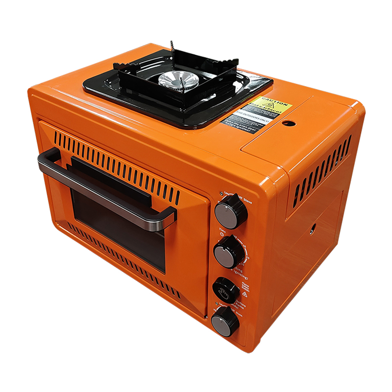 多機能屋外ガスオーブンとストーブ、防風機能付き、ダブルブタン - Camping Double Cooking Stove のレビューと価格