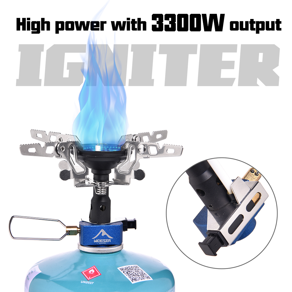 屋外キャンプ用ガスバーナー アウトドアストーブ 3300W  - Camping Cooking Appliances のレビューと価格