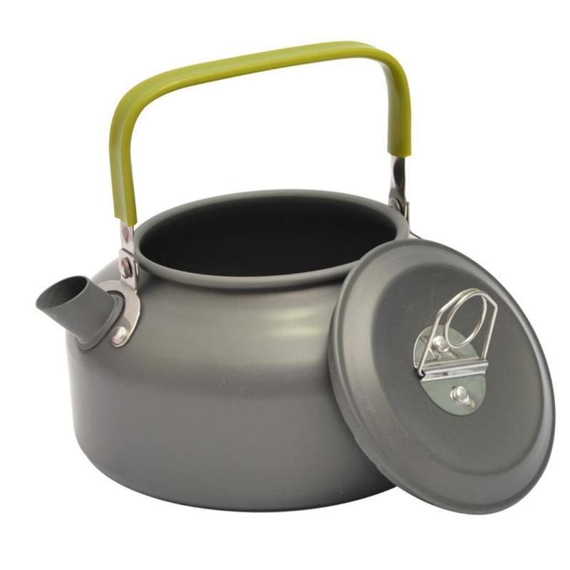 アウトドアキャンプ調理器具キットアルミ調理鍋セットウォーター - Camping Cooking Box Set のレビューと価格