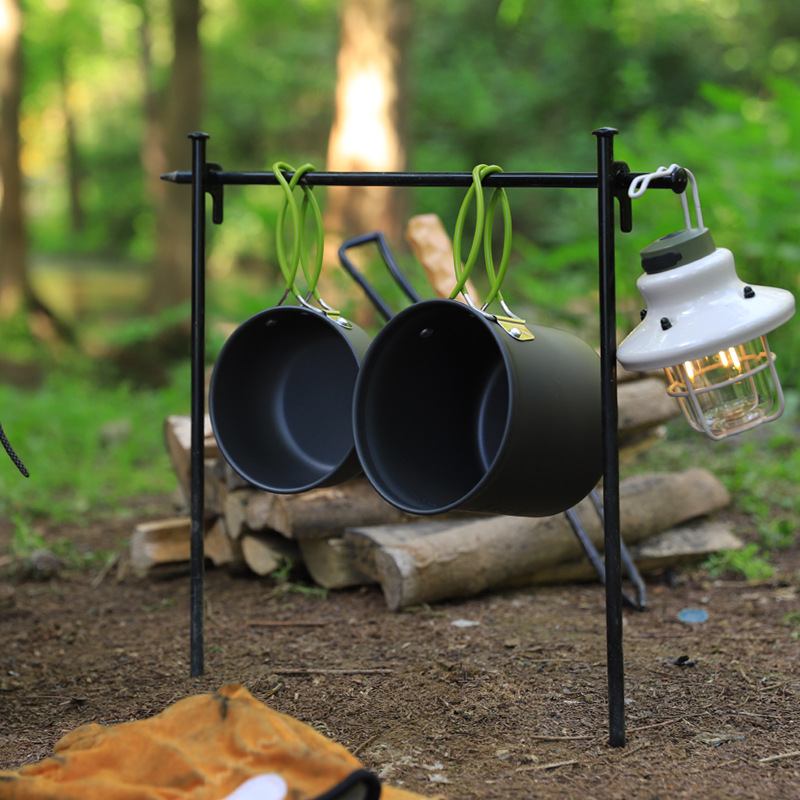 キャンプ用調理器具セット、超軽量ノンスティックパン、携帯用コ - Camping Cooking Set Compact のレビューと価格