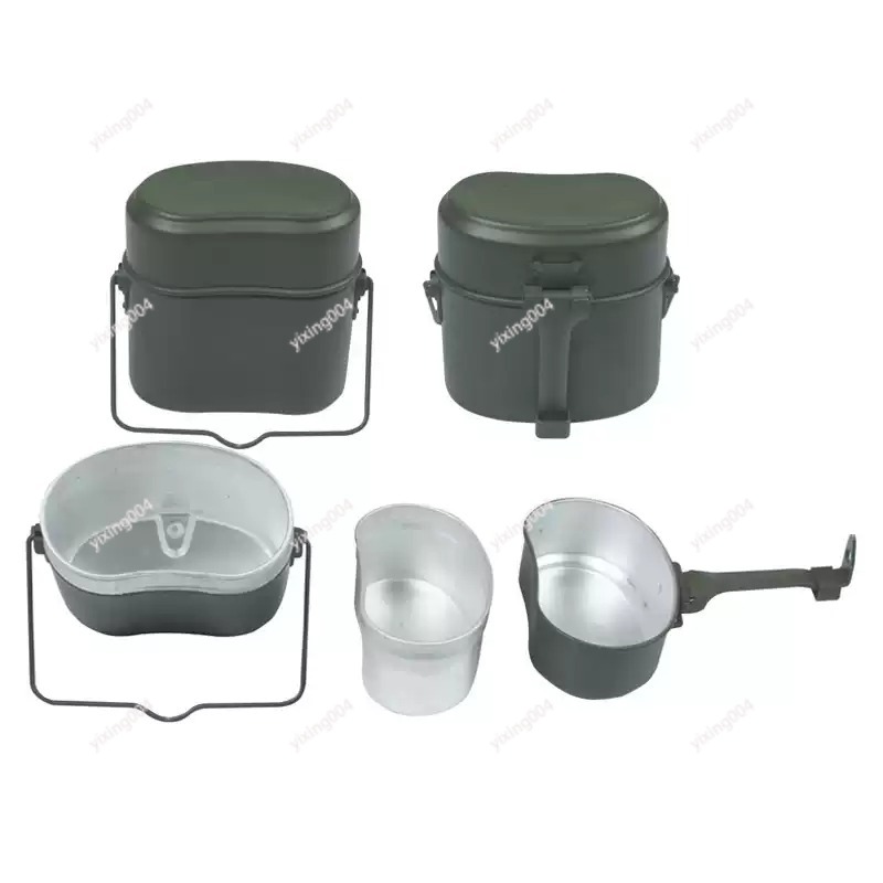 アウトドア多機能キャンプクックセット ランチボックス 水筒付 - Camping Cooking Box Set のレビューと価格